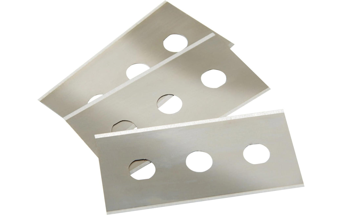 Gefu Schaber Ersatzklingen – Metall, Silber, für Glaskochfeldschaber Art.-Nr. 12450 und 12950, 3 Stk.