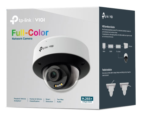 TP-Link InSight S245 (4 mm) Netzwerkkamera – 4 MP, 2688×1520, IP67, PoE, Weiss