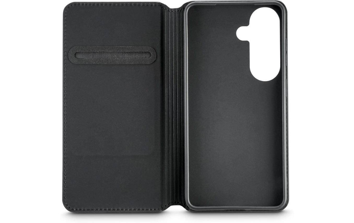 White diamonds Slim Folio – für Samsung Galaxy S26, PU+TPU, Schwarz