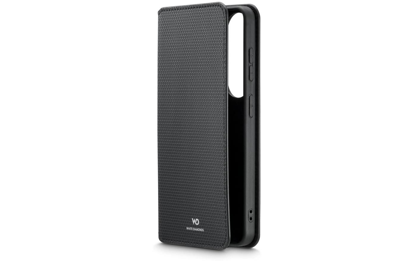 White diamonds Slim Folio – für Samsung Galaxy S26, PU+TPU, Schwarz