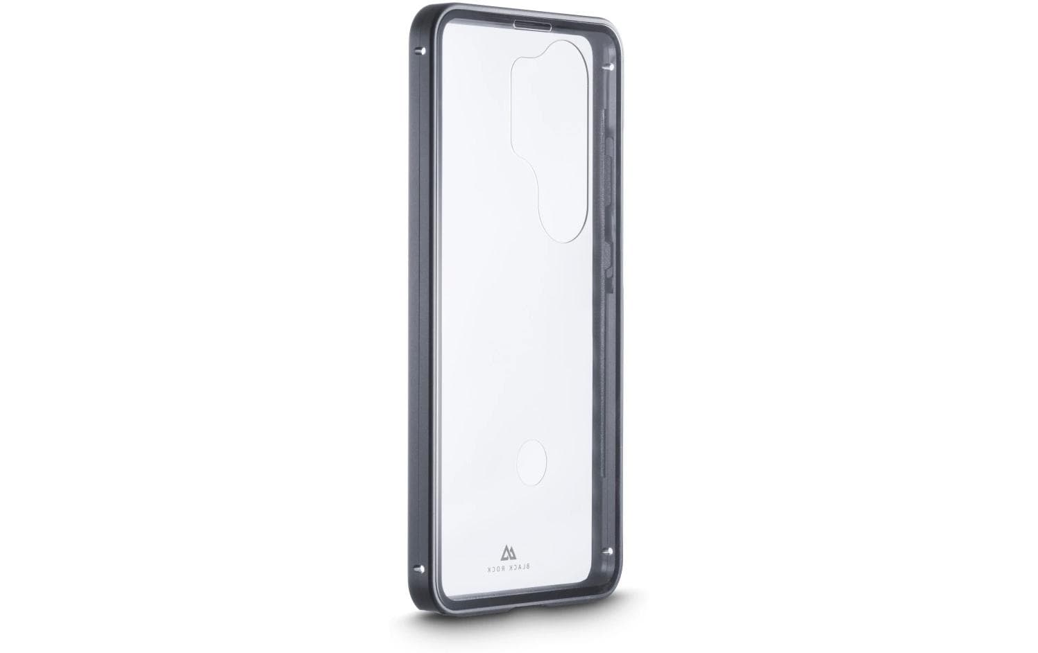 Black Rock Cover 360° Glass – Backcover – für Samsung Galaxy S26 Ultra, Aluminium+Glas+PC, Schwarz/Transparent