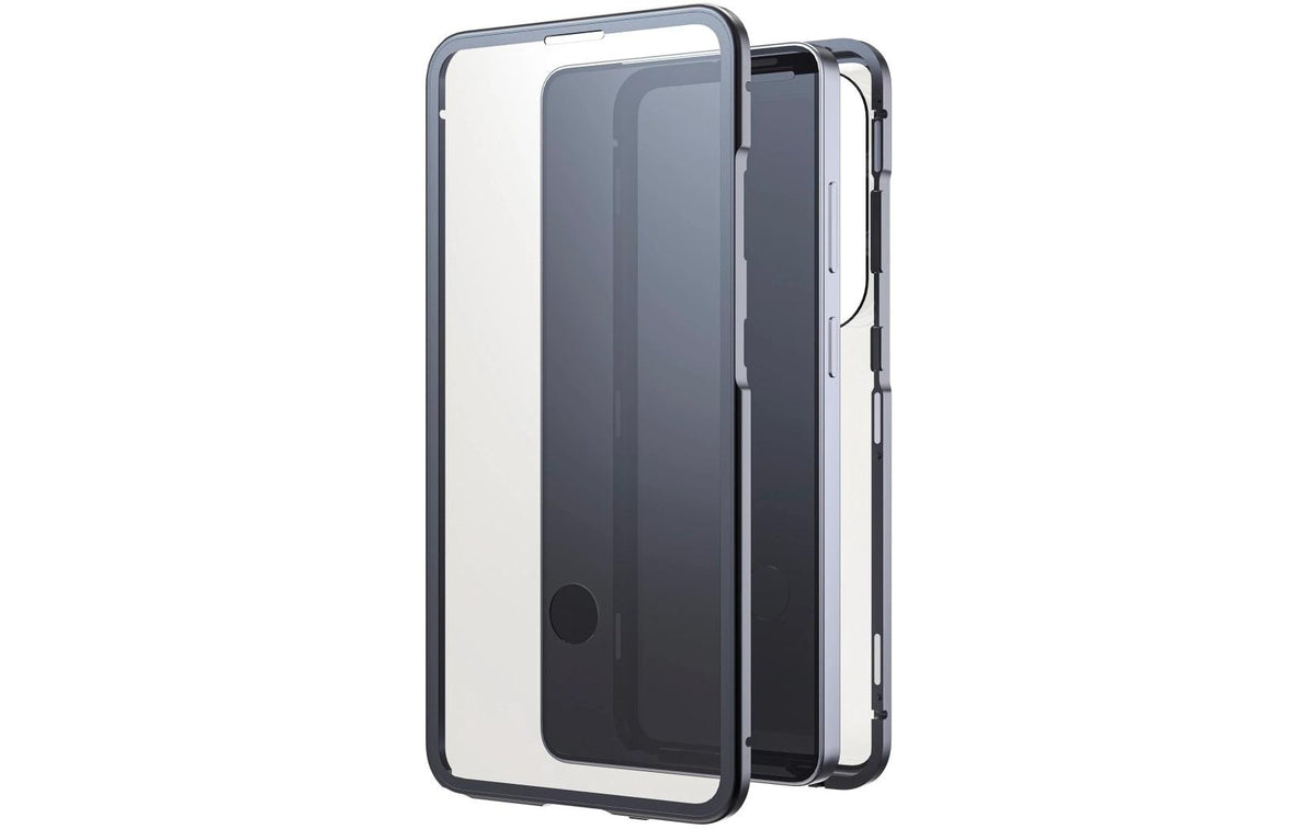 Black Rock Cover 360° Glass – Backcover – für Samsung Galaxy S26 Ultra, Aluminium+Glas+PC, Schwarz/Transparent