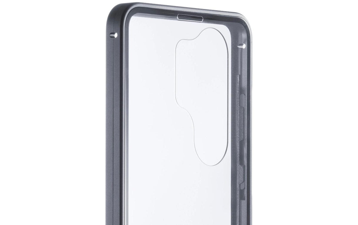 Black Rock Cover 360° Glass – Backcover – für Samsung Galaxy S26 Ultra, Aluminium+Glas+PC, Schwarz/Transparent