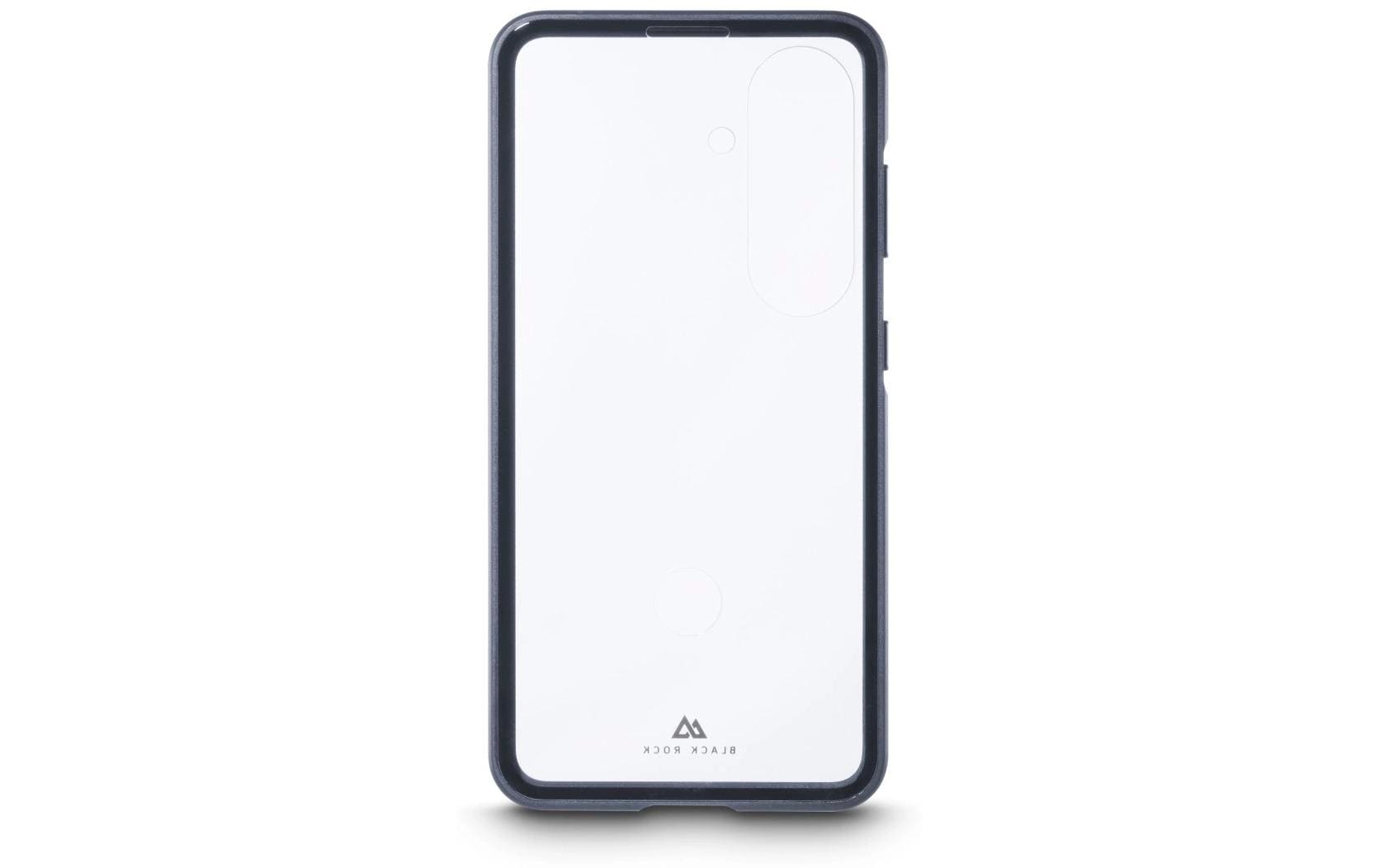 Black Rock Cover 360° Glas Rückcover – für Samsung Galaxy S26, Aluminium+Glas+PC, schwarz/transparent