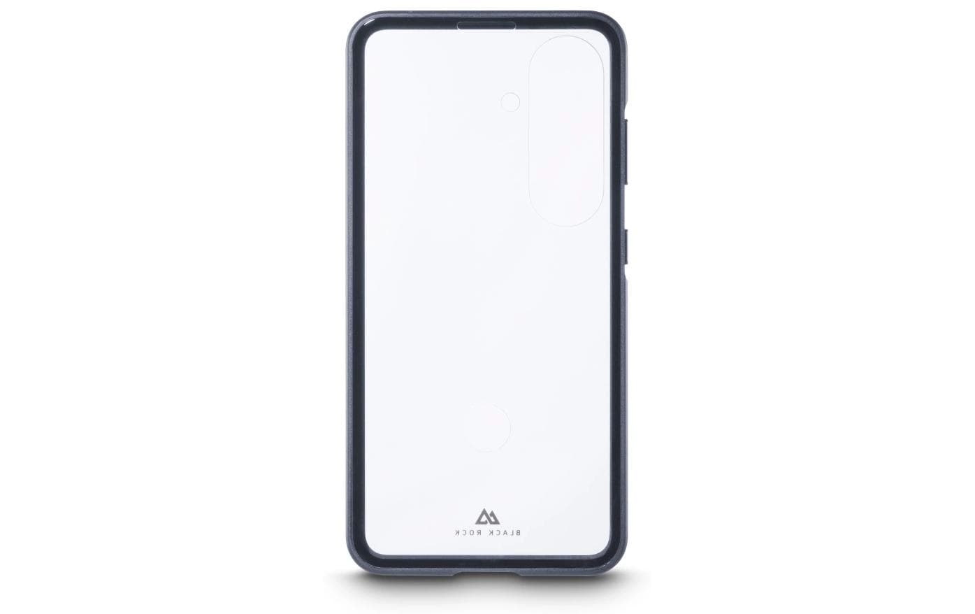 Black Rock Cover 360° Glas Rückcover – für Samsung Galaxy S26, Aluminium+Glas+PC, schwarz/transparent