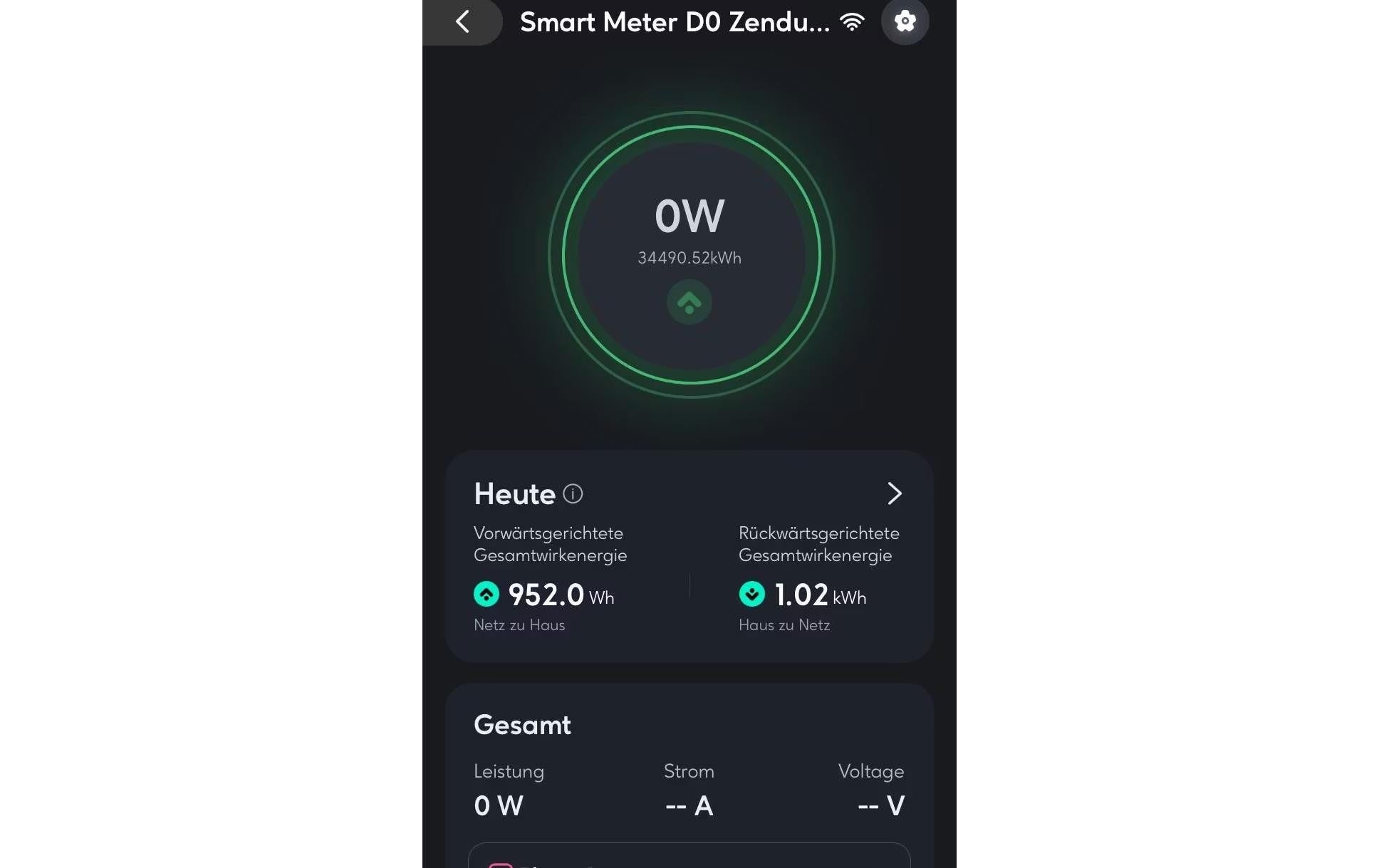 Zendure Smart Meter D0 – Energiezähler – WLAN – für Hyper 2000, SolarFlow 800, SolarFlow 800 Pro und andere
