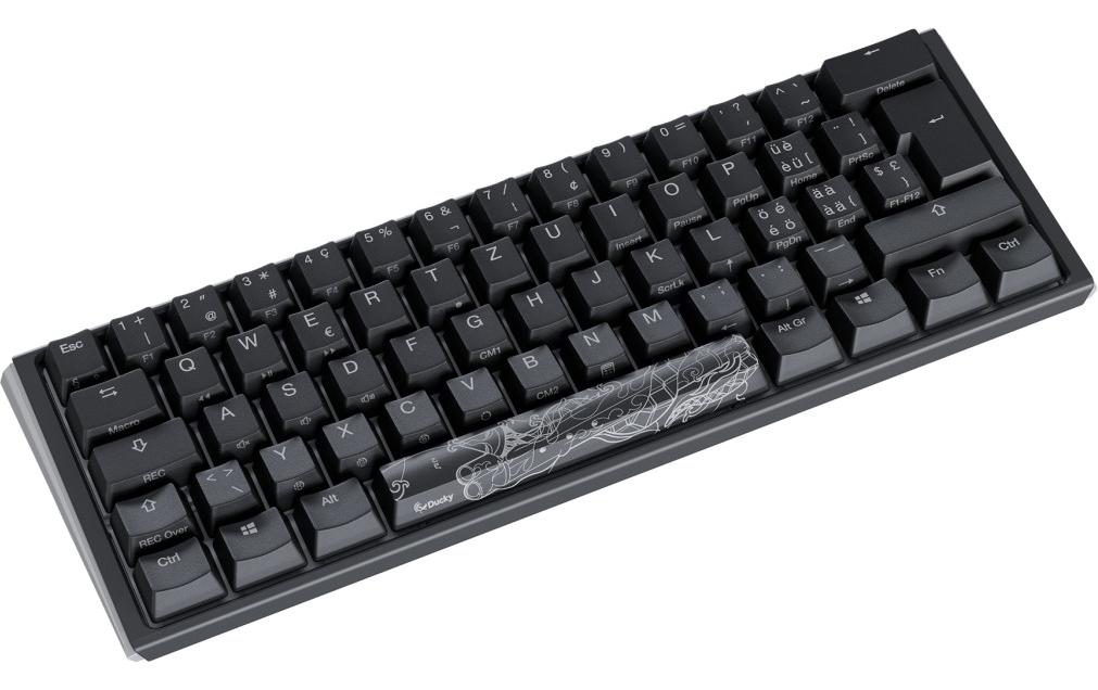 Ducky ONE 3 – Mini Tastatur (60%) – Mechanisch Cherry MX Red – Verkabelt USB-C – RGB – QWERTZ (CH)