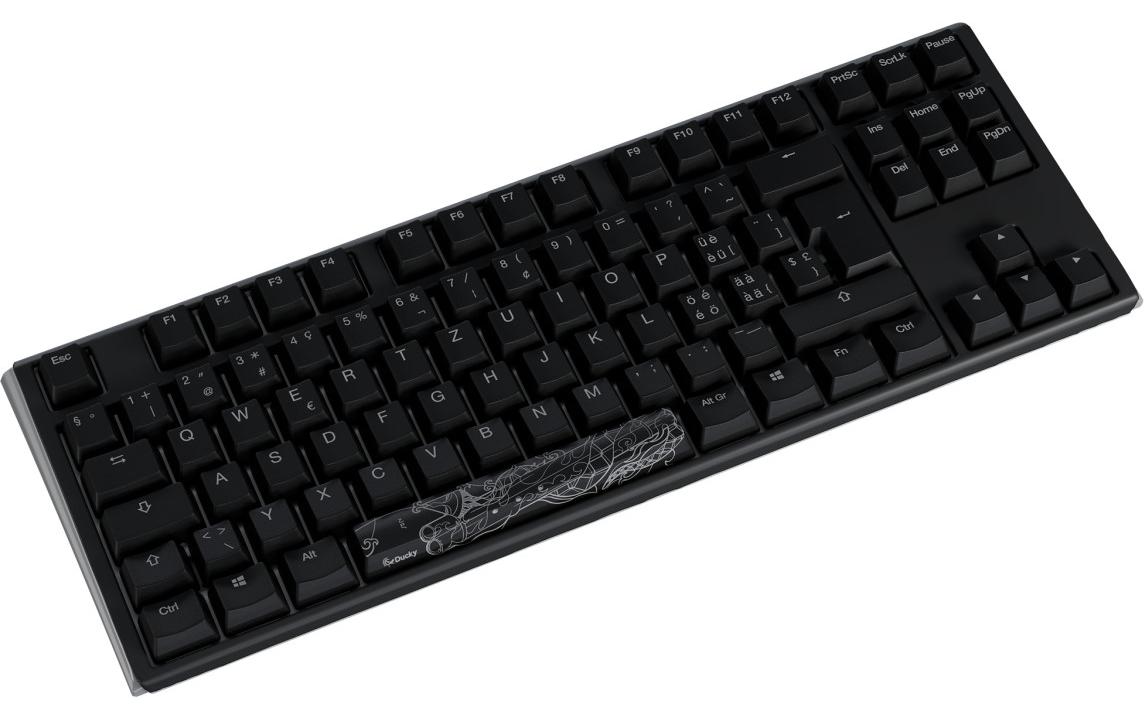 Ducky ONE 3 TKL Classic – TKL-Tastatur – Mechanisch (Cherry MX Red), RGB – USB-C – QWERTZ (CH)