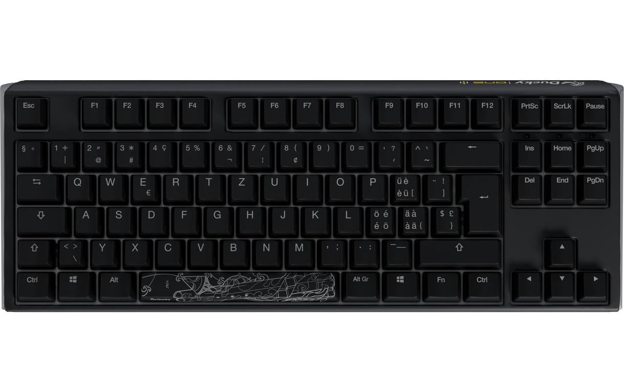 Ducky ONE 3 TKL Classic – TKL-Tastatur – Mechanisch (Cherry MX Red), RGB – USB-C – QWERTZ (CH)