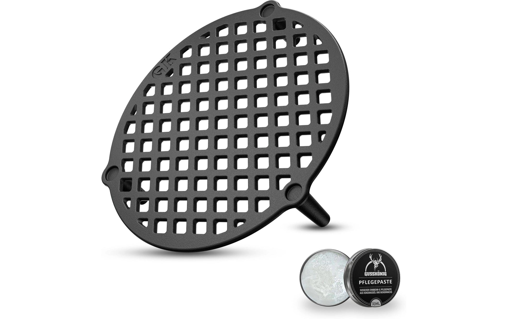 Gusskoenig Kochtopf – 9 l, Gusseisen, Schwarz