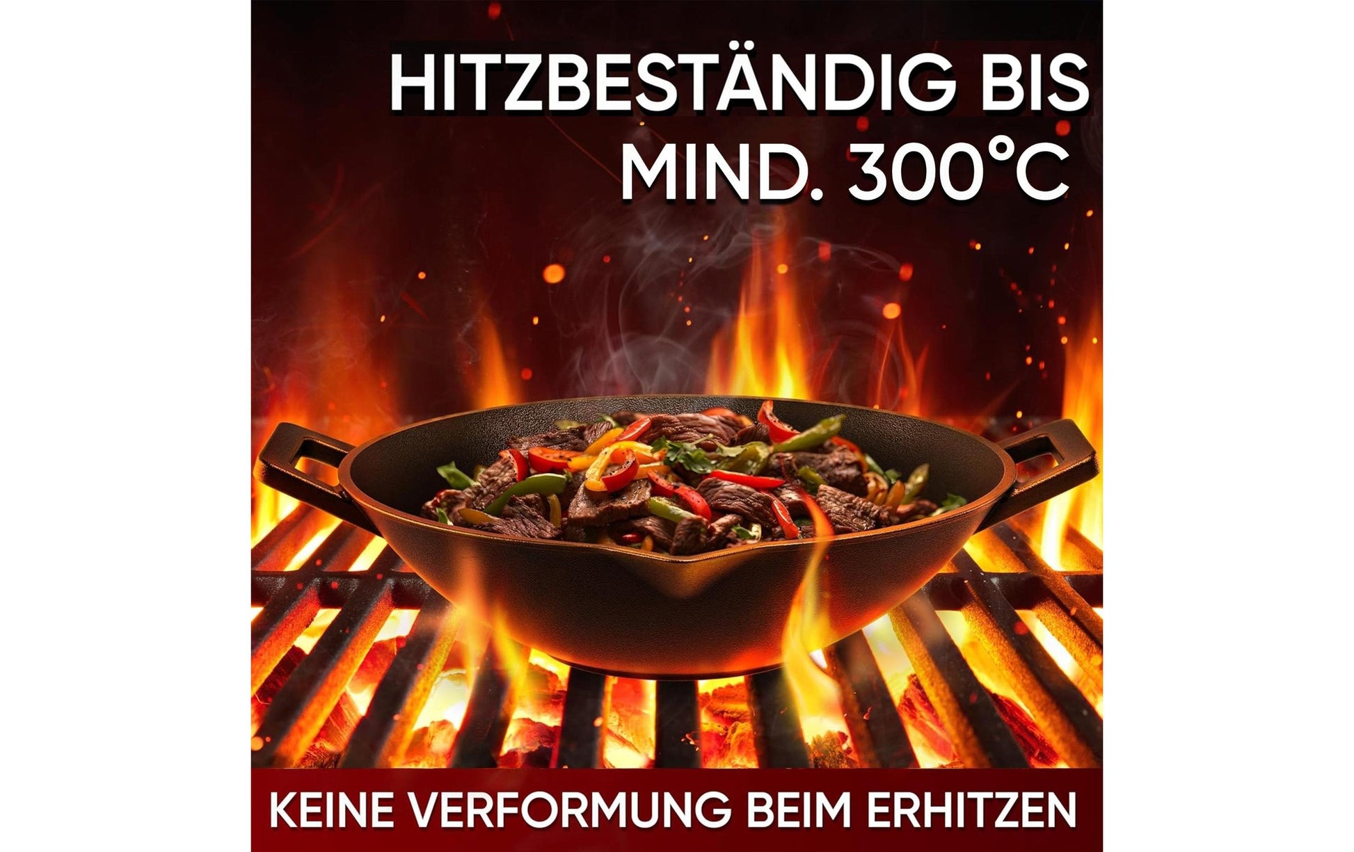 Gusskoenig Ø 36 cm, Gusseisen, Schwarz