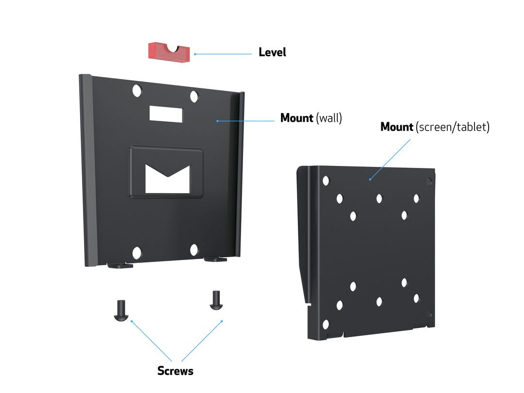 Multibrackets 2988 – Monitor-Wandhalterung – 1 Monitor – 9–32" – VESA 50×50/75×75/100×100 mm
