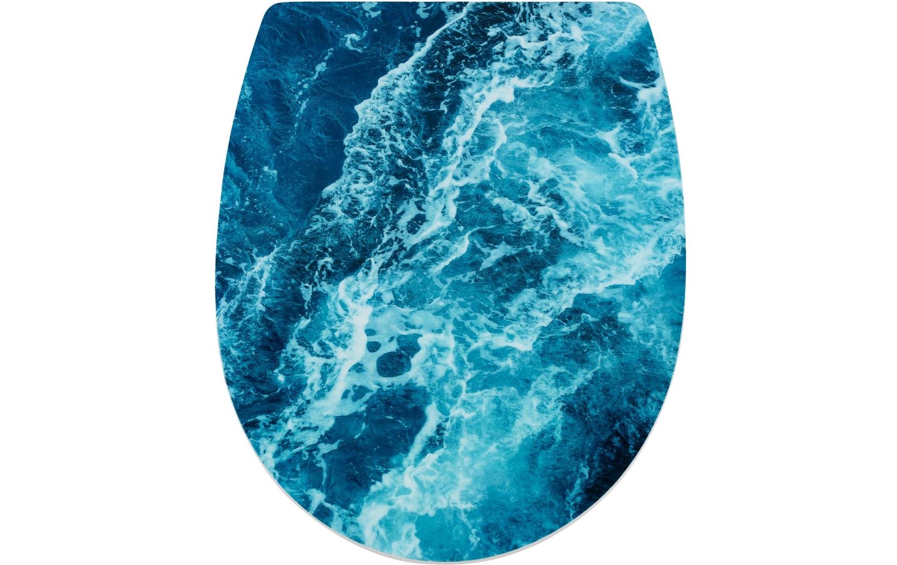 Diaqua Arles – WC-Sitz – Duroplast, Blau, 36,3 × 44,9 cm