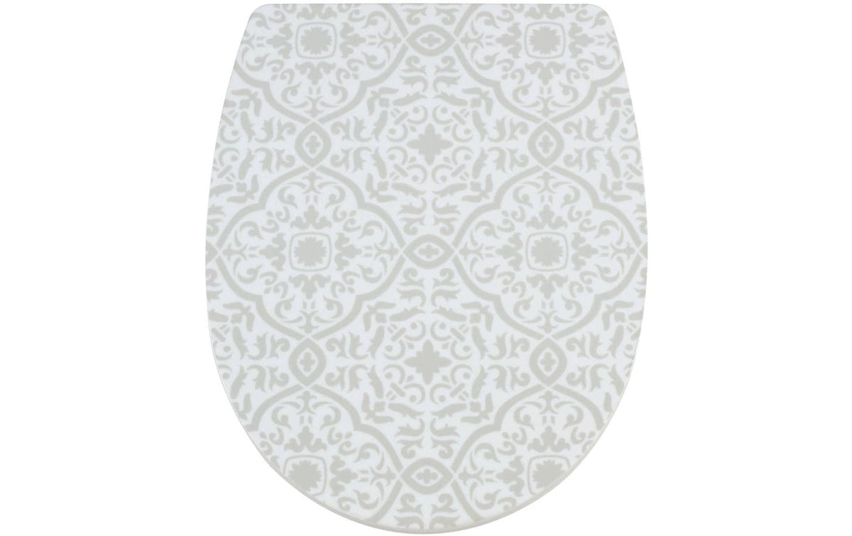 Diaqua Arles Alhambra – WC-Sitz – Duroplast, weiss, 36,3 × 45,5 cm