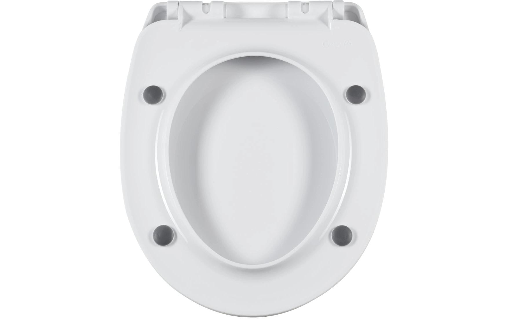 Diaqua Arles Lovefall – WC-Sitz – Duroplast, Rot, Weiss, 36,3 × 45,5 cm