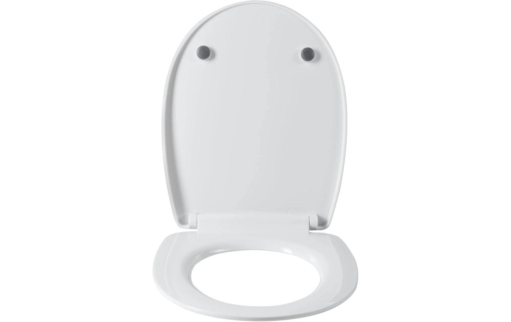 Diaqua Arles Twist – WC-Sitz – Duroplast, grau, schwarz, 38 × 46 cm