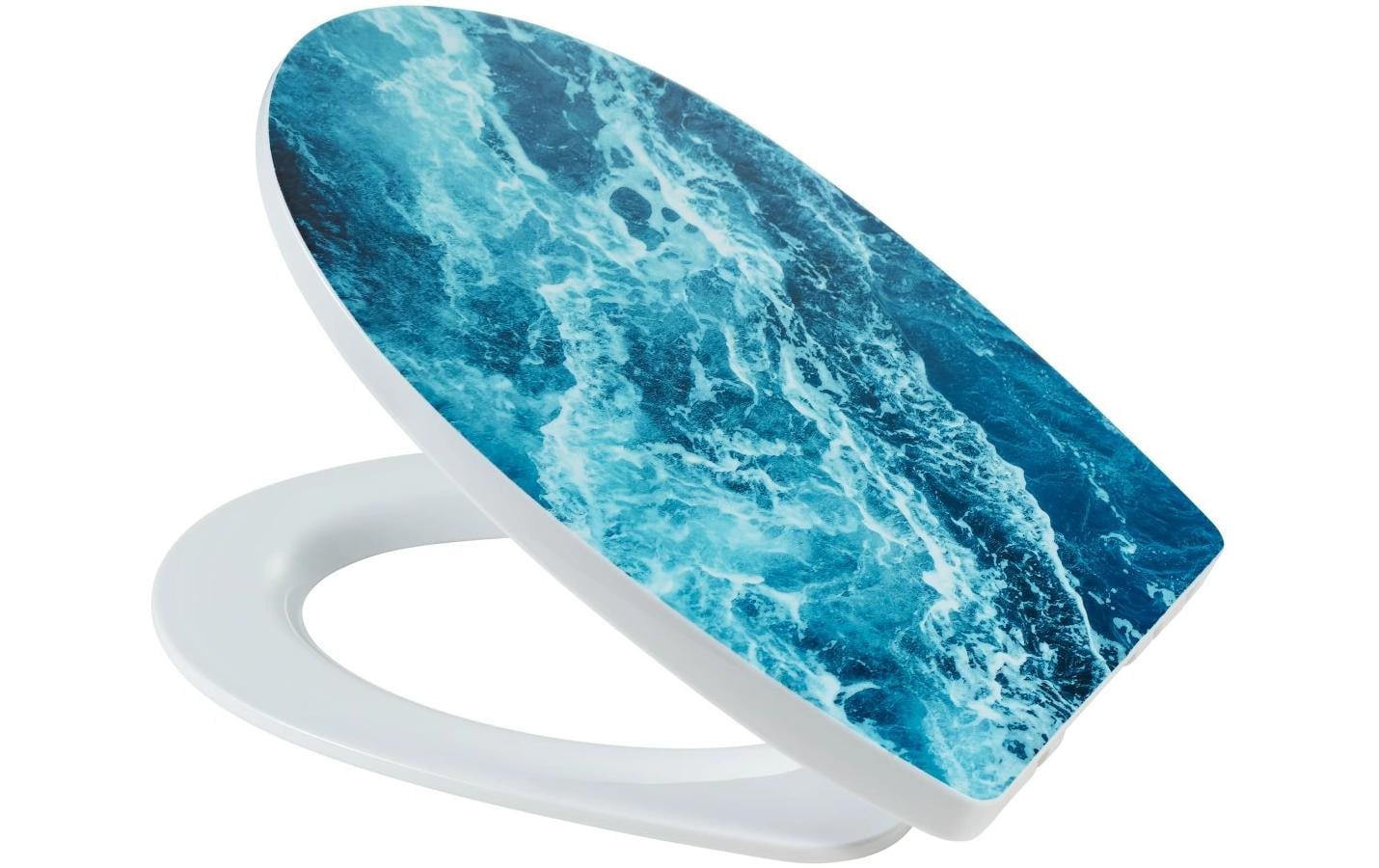 Diaqua Arles – WC-Sitz – Duroplast, Blau, 36,3 × 44,9 cm