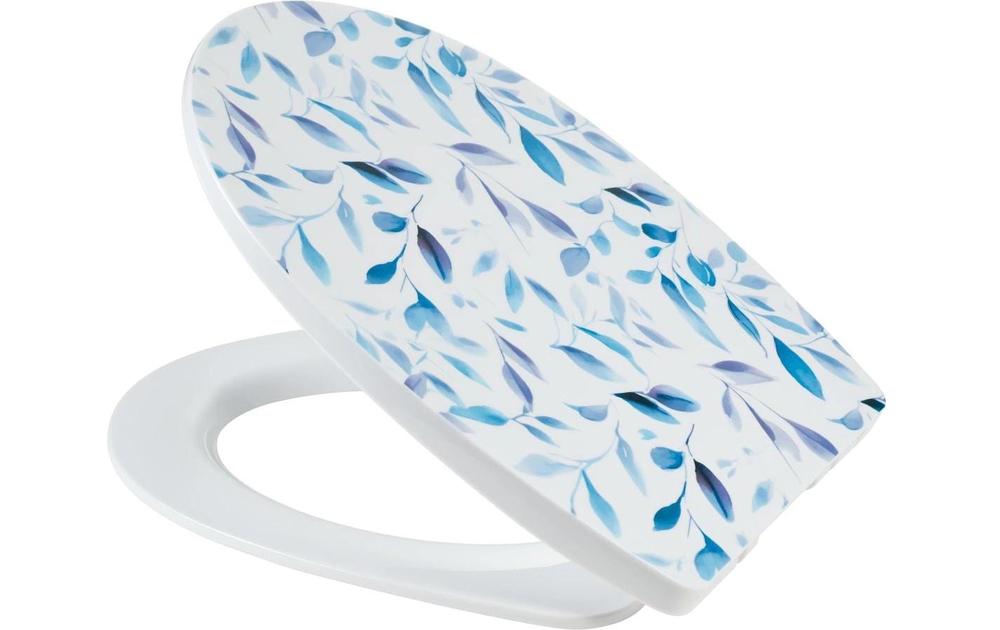 Diaqua WC-Sitz – Duroplast, Blau, Weiss, 36,3 × 45,5 cm
