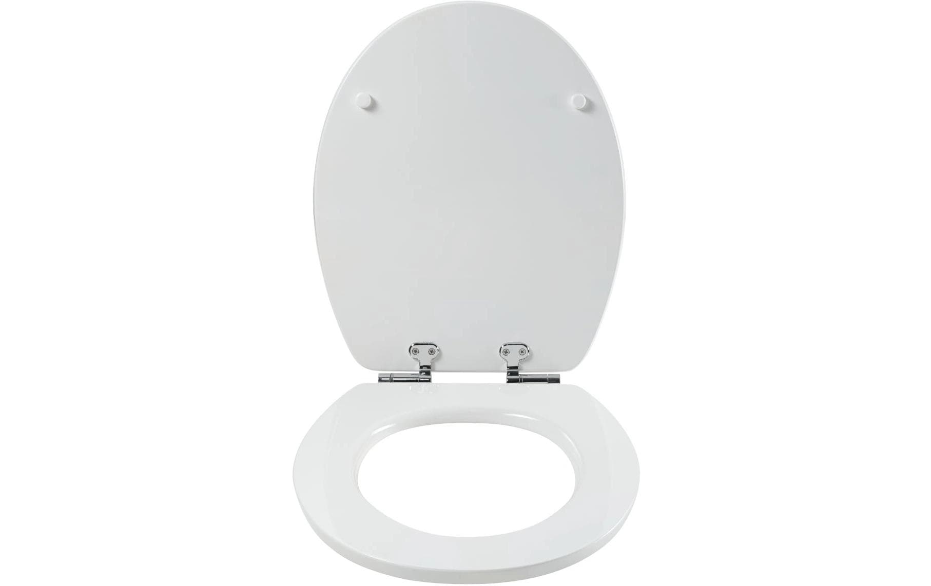 Diaqua WC-Sitz – Kunststoff, MDF, Weiss, 37,8 × 44,6 cm