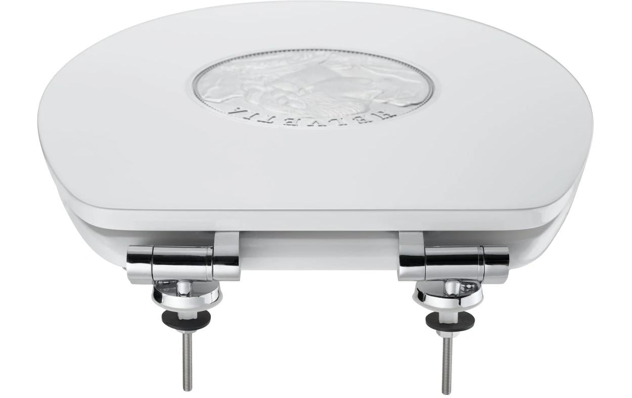 Diaqua WC-Sitz – Kunststoff, MDF, Weiss, 37,8 × 44,6 cm