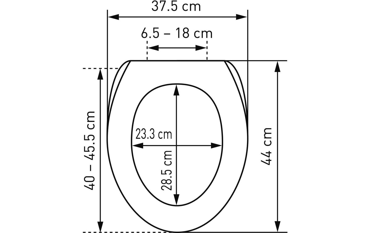 Diaqua Barbana XI – WC-Sitz – Duroplast, Grün, 37,5 × 45 cm