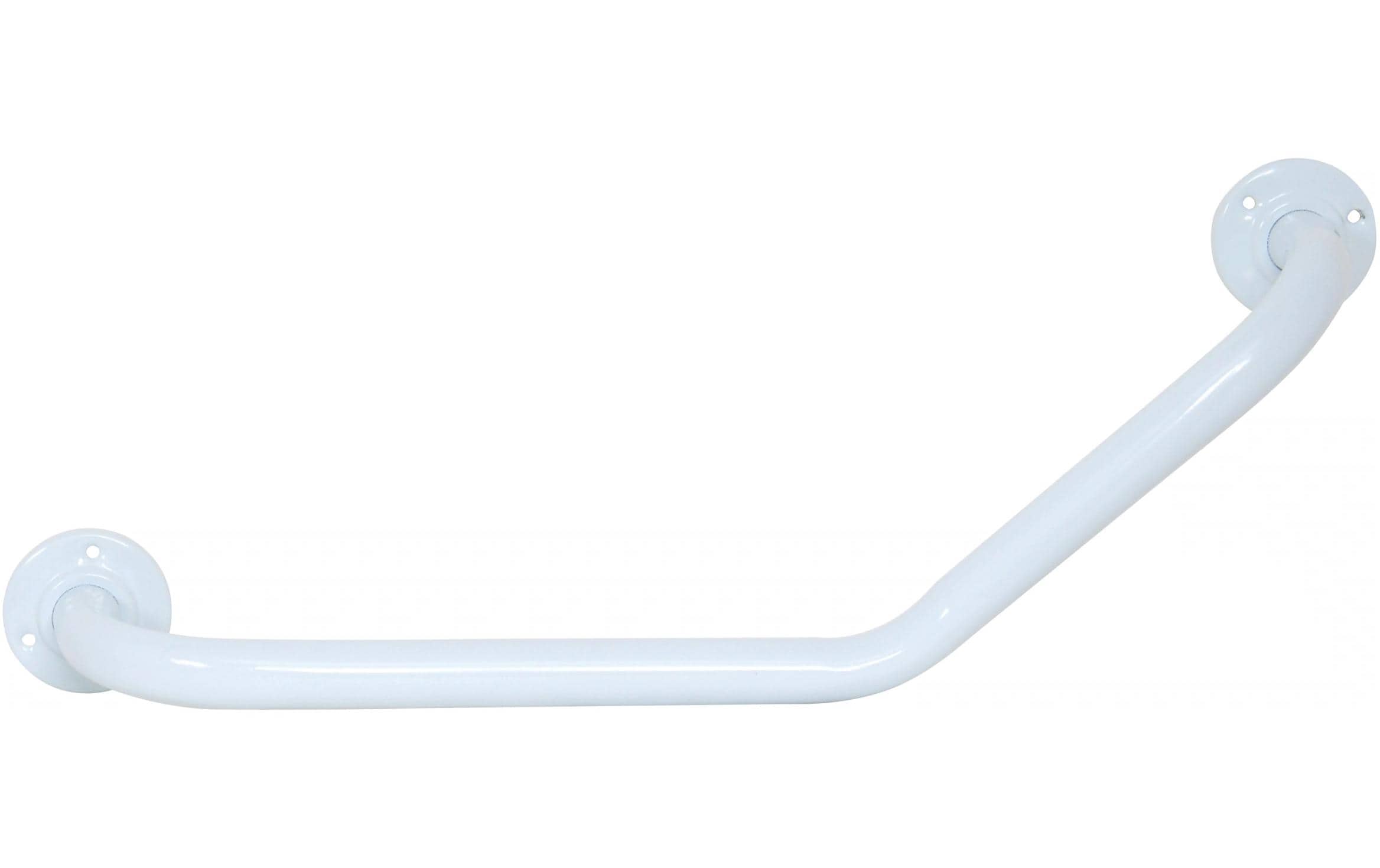 Spirella Wannengriff – 54 cm, Edelstahl/Stahl, zum Schrauben, Weiss