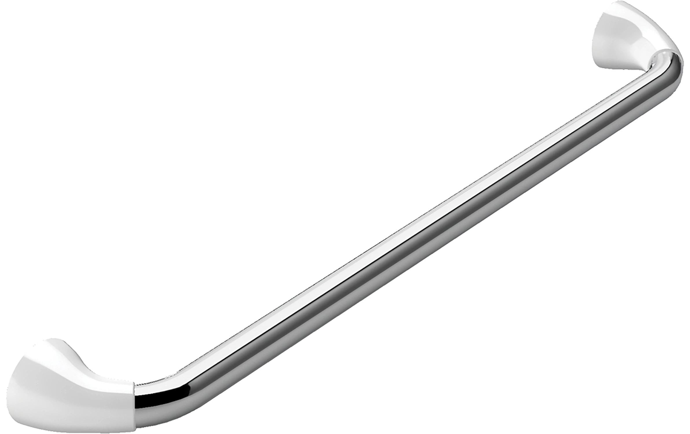 Spirella Wannengriff KOMFORT & SICHERHEIT PRO – 80 cm, Ø3,2 cm, Stahl, Wandmontiert (zum Schrauben), Chrom