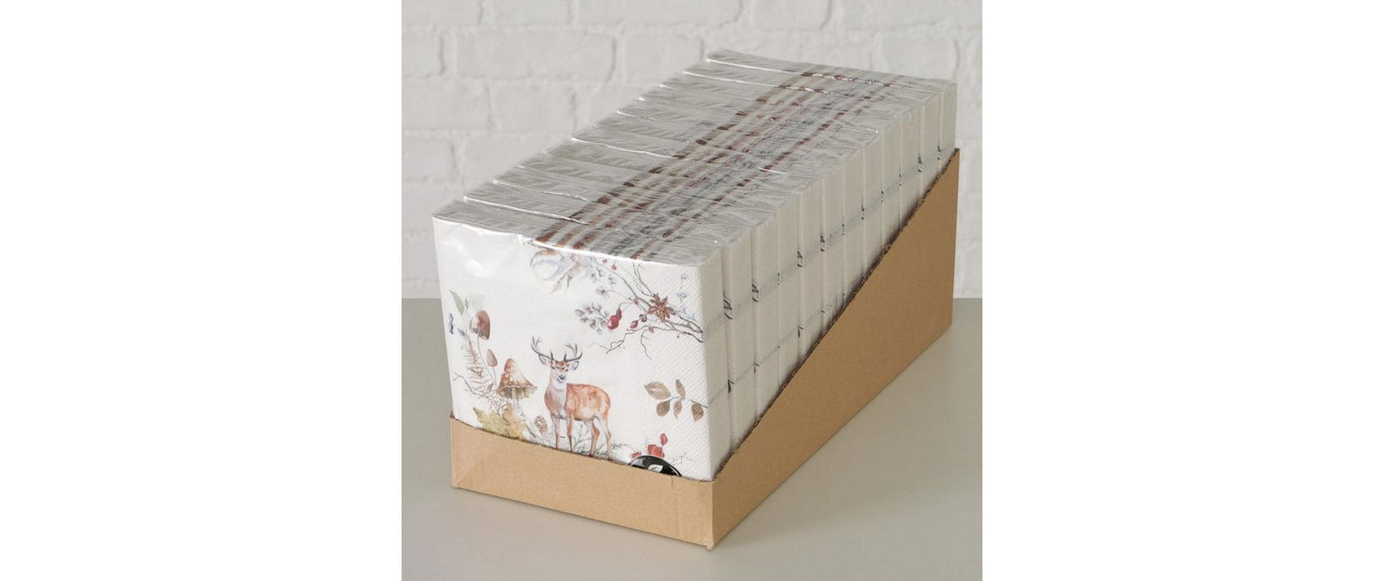 Boltze Servietten Waldtiere – 16,5 × 16,5 cm, 3-lagig – 20 Stück