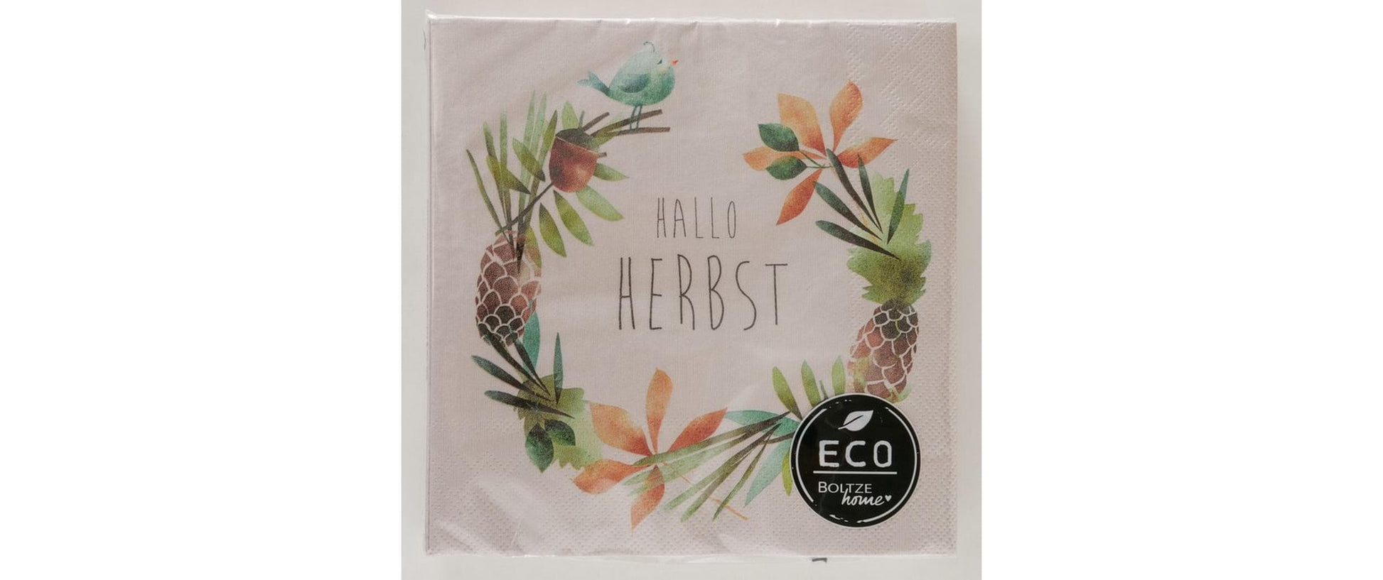 Boltze Servietten Herbst – 16,5 × 16,5 cm, 3-lagig – 20 Stück
