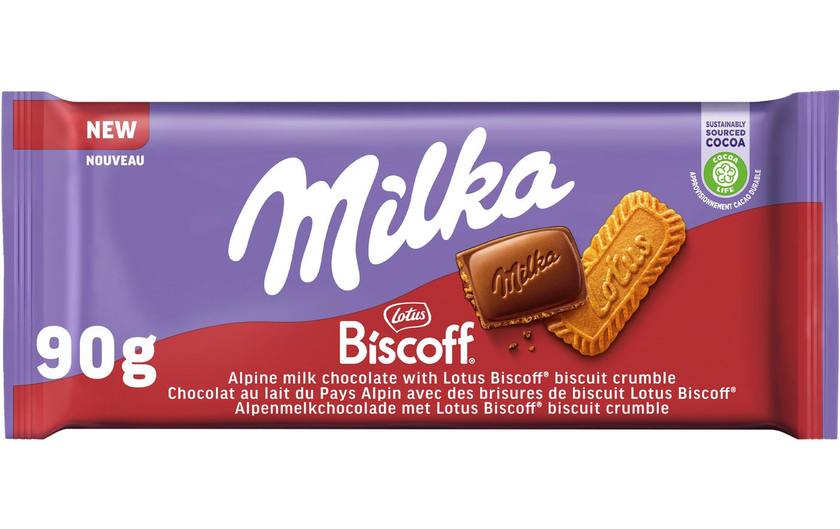 Milka Biscoff Schokolade – 90 g