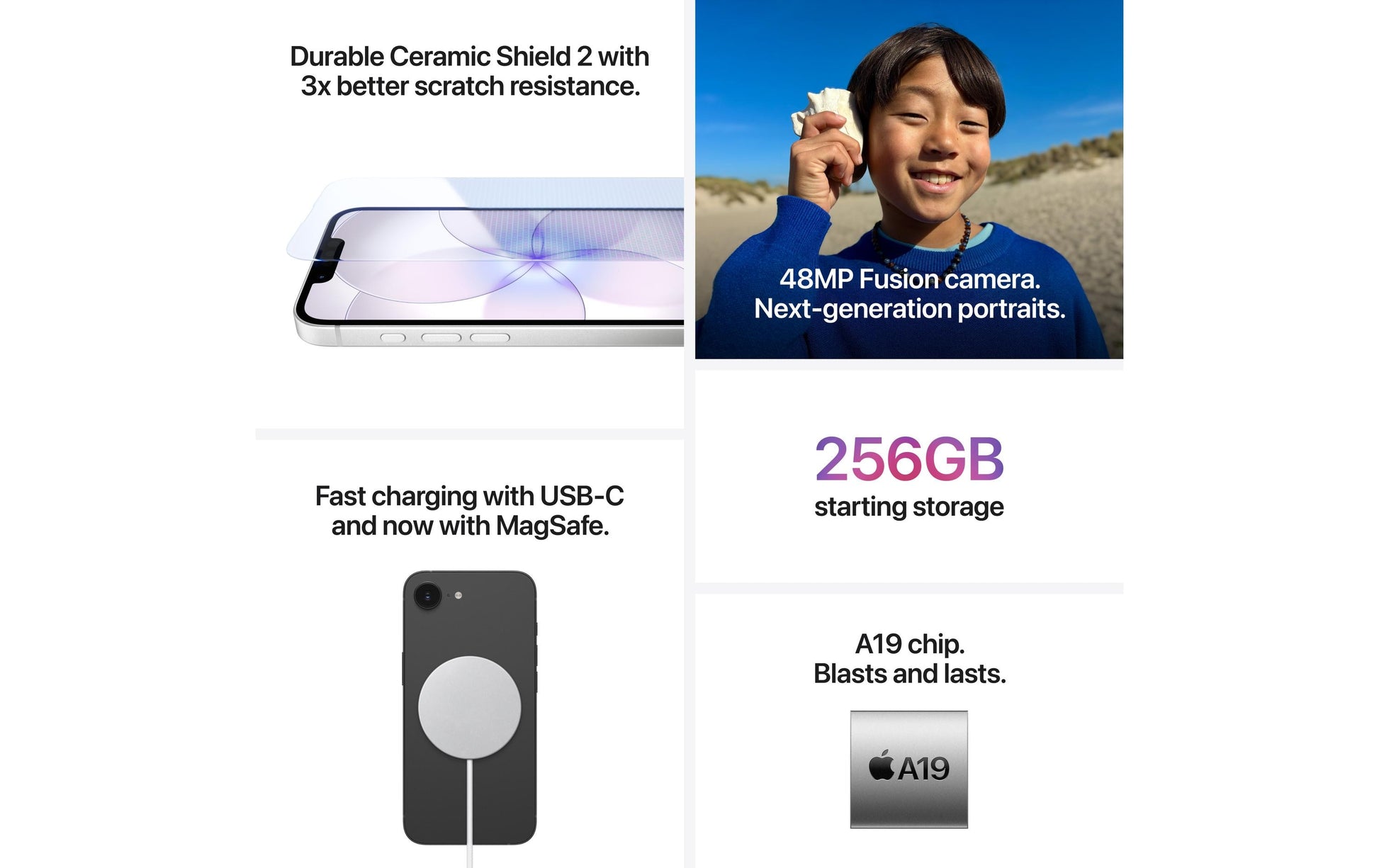 Apple iPhone 17e – 6,1" – 256 GB – Hellrosa