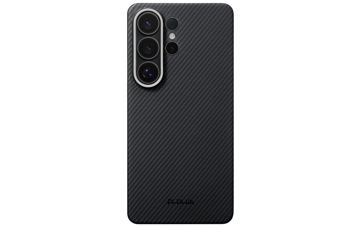 Pitaka Aramid Aaron Backcover – für Samsung Galaxy S26 Ultra, MagSafe, Aramid, Schwarz/Grau