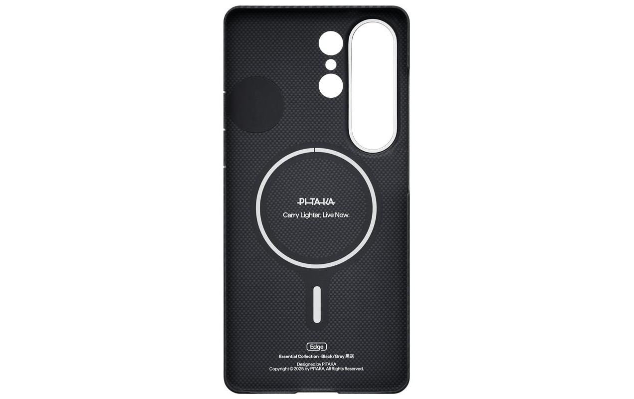 Pitaka Aramid Aaron Backcover – für Samsung Galaxy S26 Ultra, MagSafe, Aramid, Schwarz/Grau