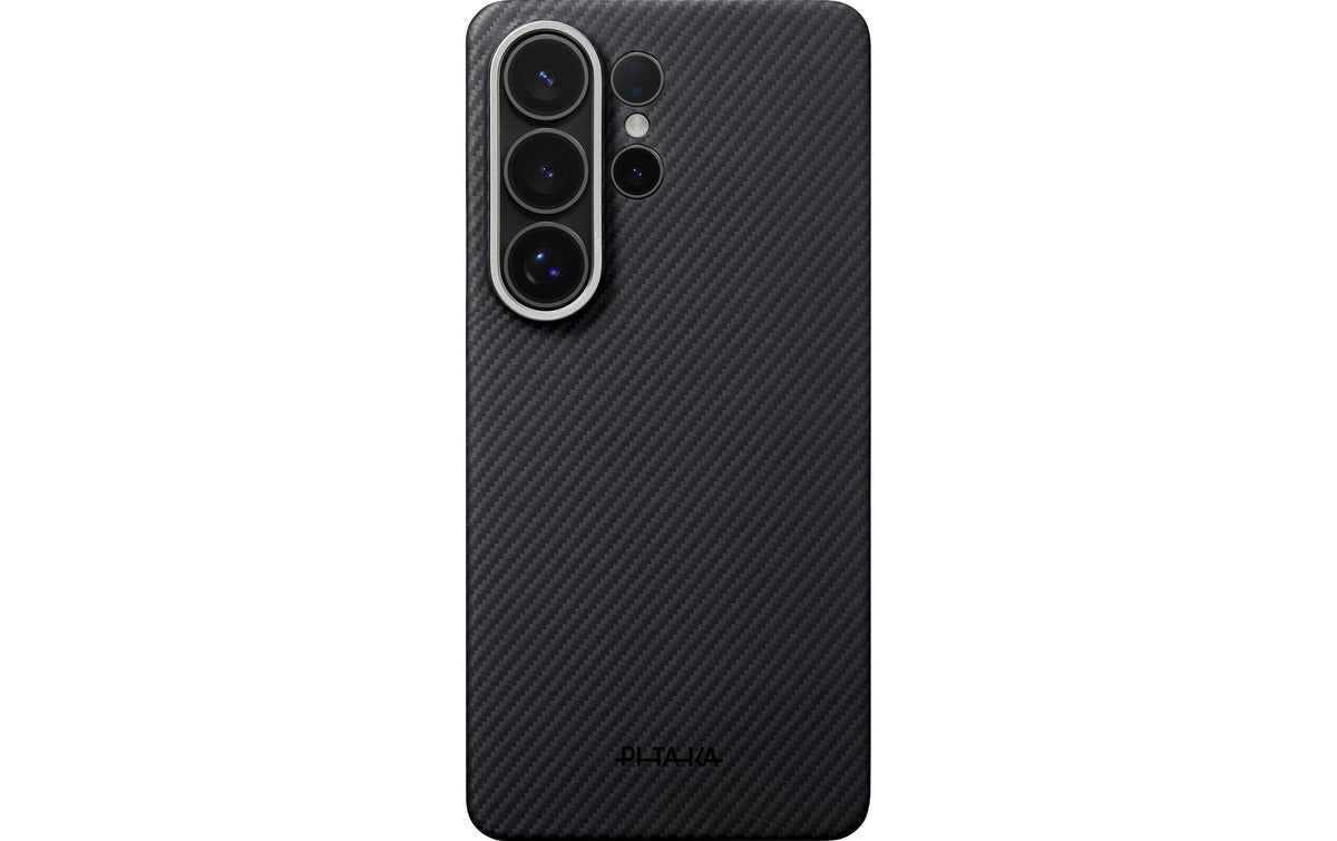 Pitaka Aramid Aaron Backcover – für Samsung Galaxy S26 Ultra, MagSafe, Aramid, Schwarz/Grau