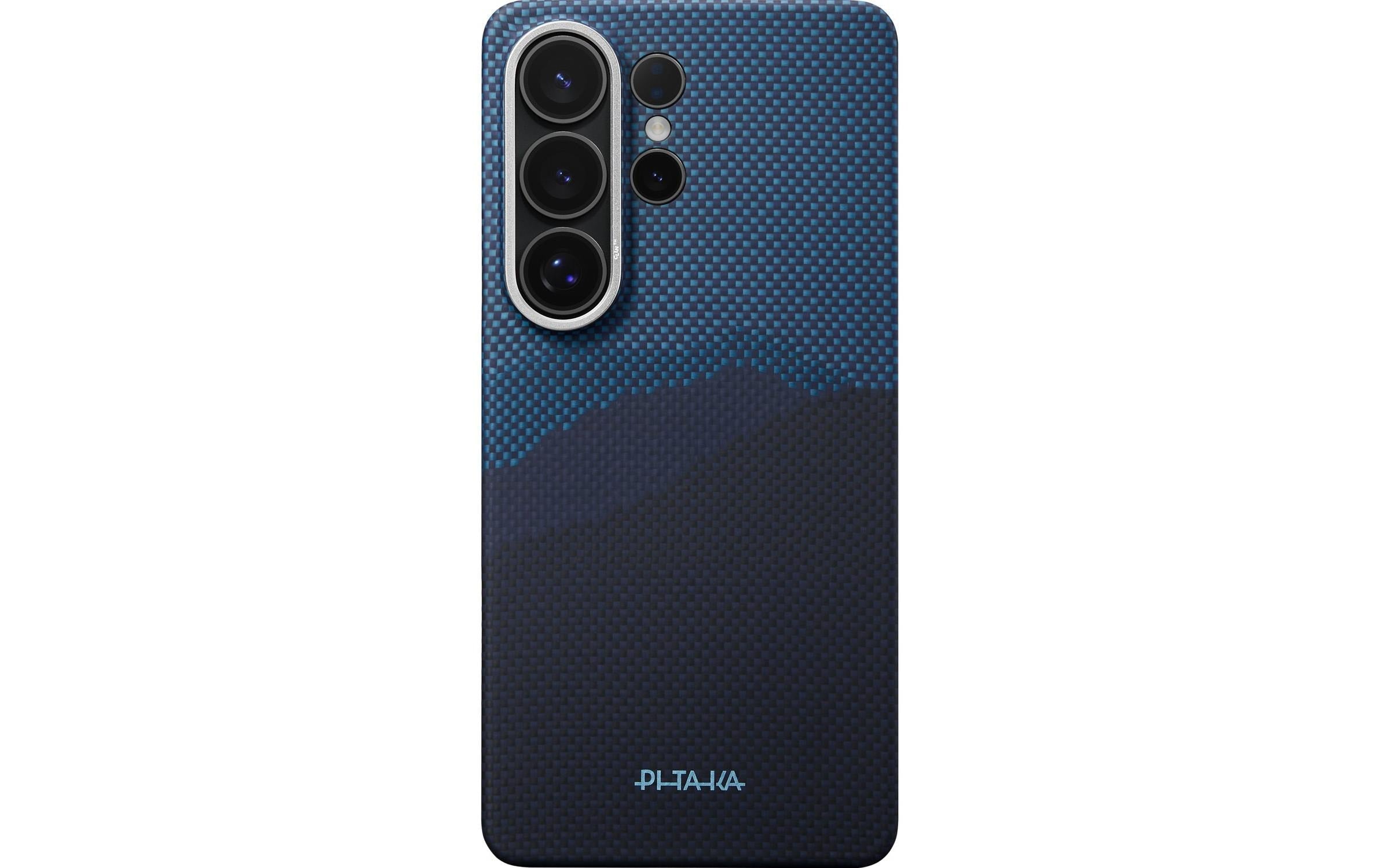 Pitaka Aaron Button Edge Backcover – für Samsung Galaxy S26 Ultra, MagSafe, Aramid, Dunkelblau