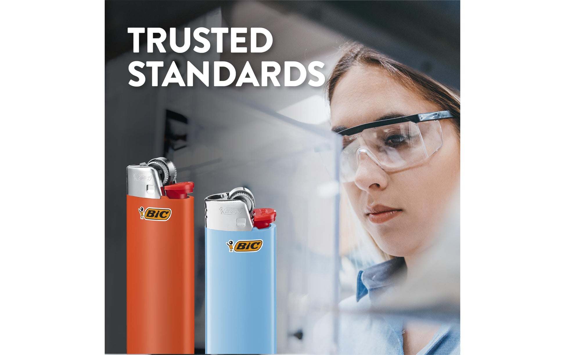 BIC Feuerzeug Maxi J26 – 100×197 mm – assortiert – Harz, Metall