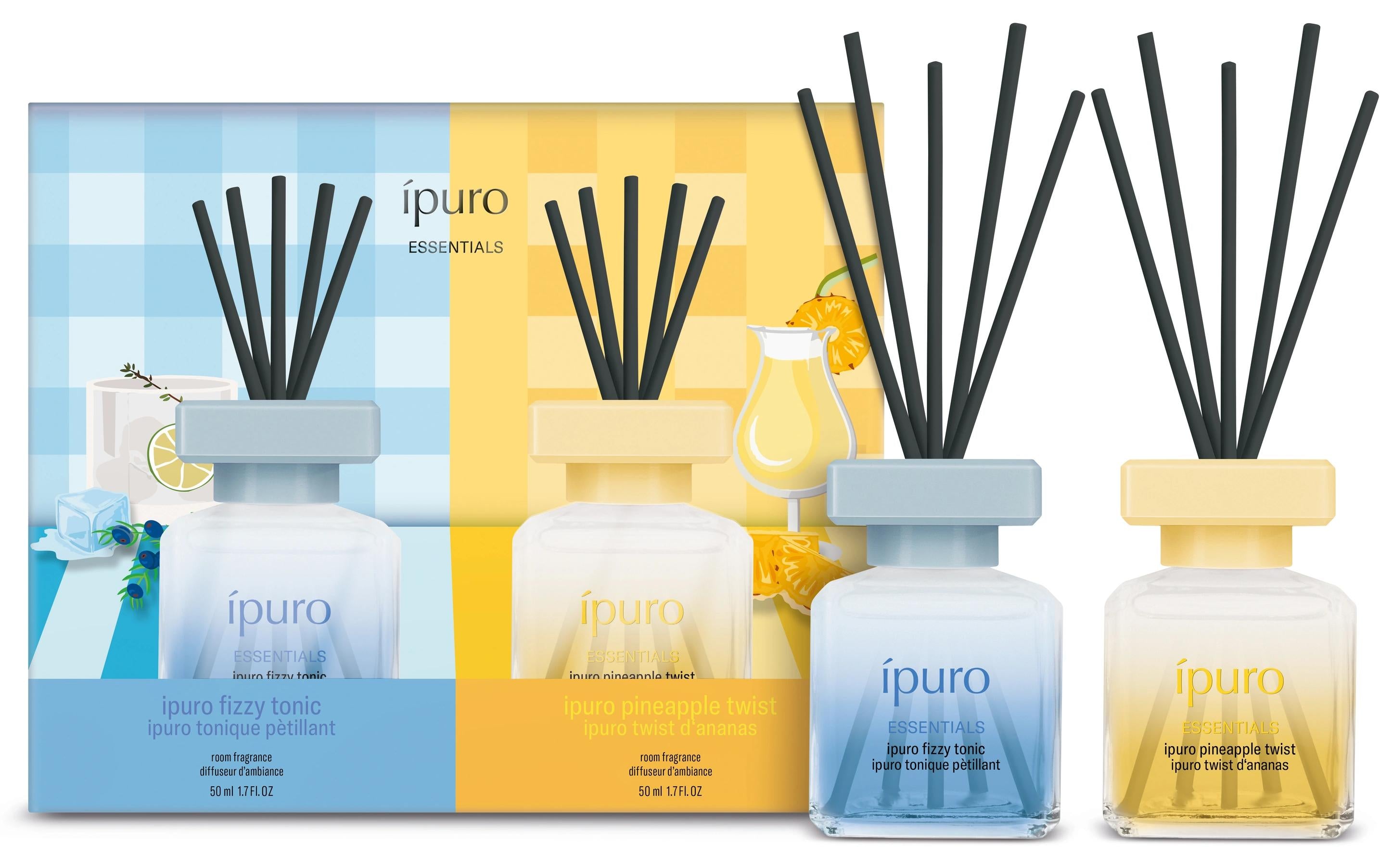 Ipuro Pineapple Twist & Fizzy Tonic – Duftöl, 2 × 50 ml