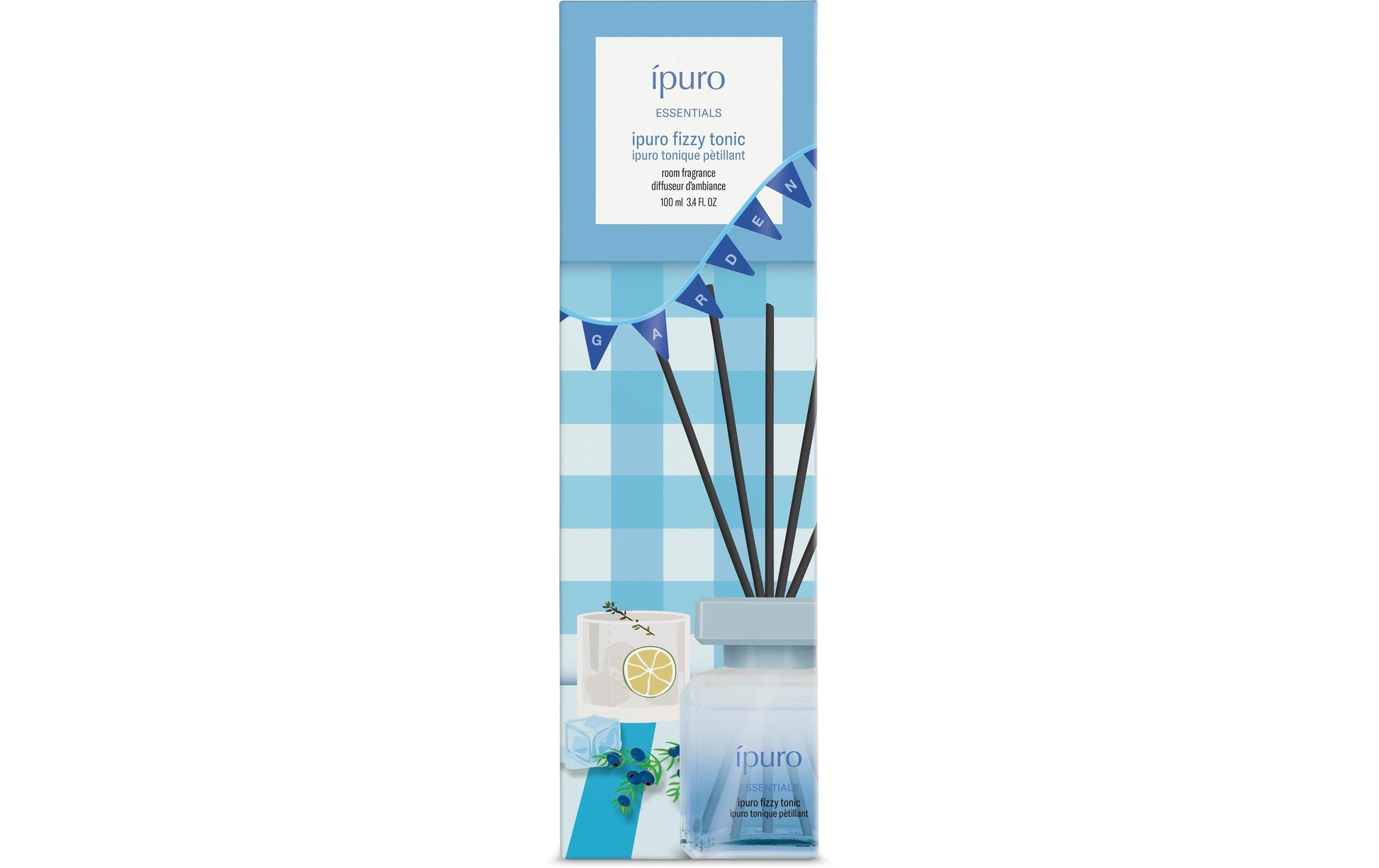 Ipuro Fizzy Tonic – Duftstäbchen, 100 ml