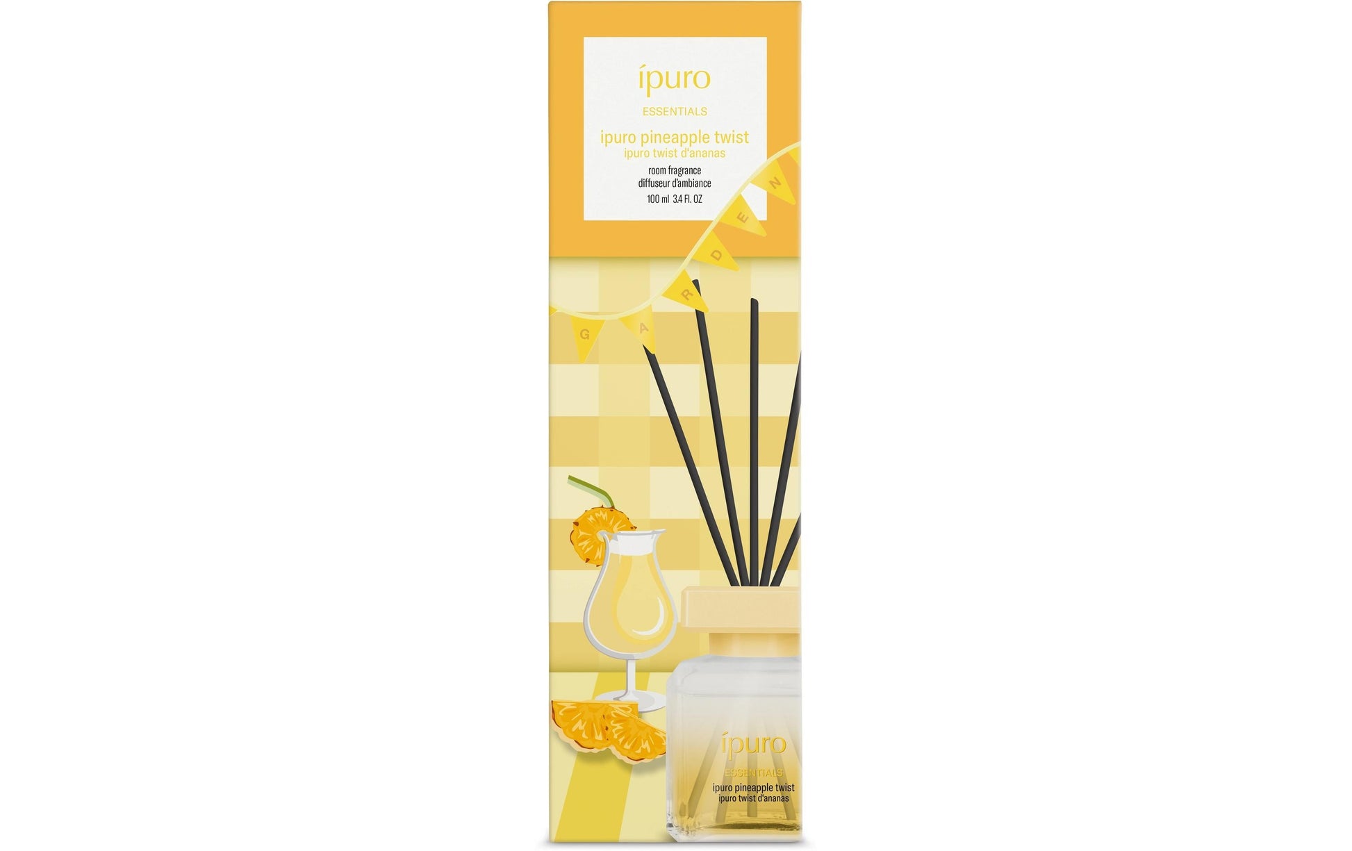 Ipuro Pineapple Twist – Duftstäbchen, 100 ml