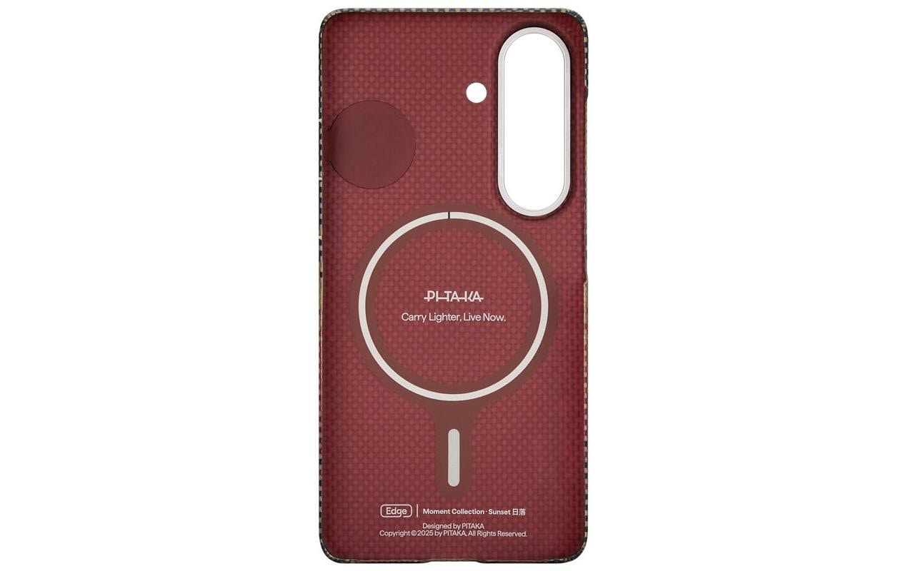Pitaka Aramid Aaron Button Edge – Backcover – für Samsung Galaxy S26, MagSafe, Aramid, Braun