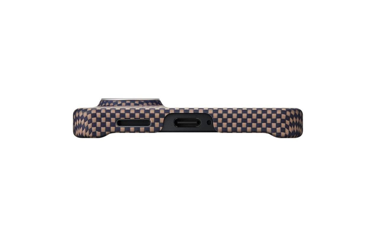 Pitaka Aramid Aaron Button Edge – Backcover – für Samsung Galaxy S26, MagSafe, Aramid, Braun