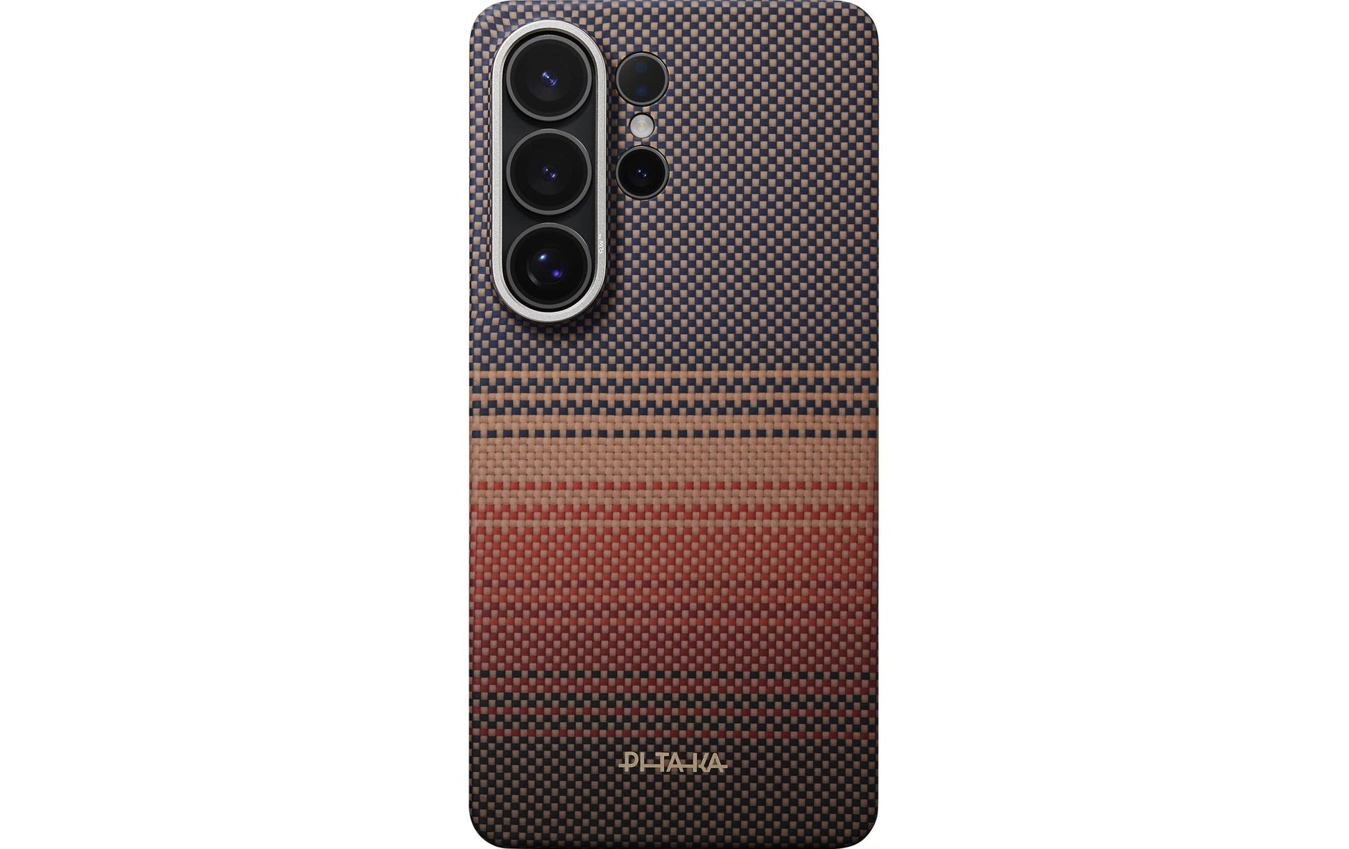 Pitaka Aaron Button Edge – Backcover – für Samsung Galaxy S26 Ultra, MagSafe, Aramid, Braun