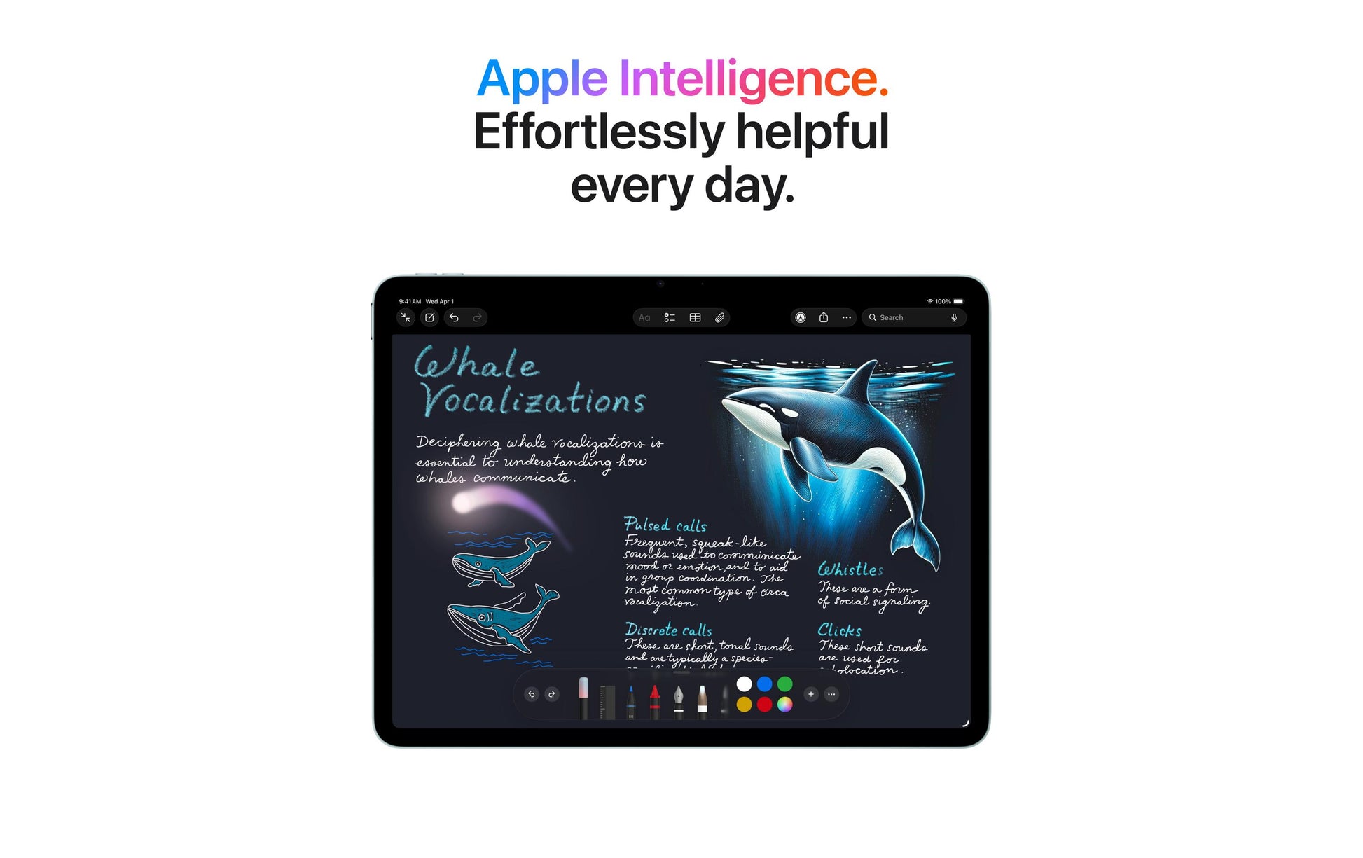 Apple iPad Air 13 – 13", 256 GB, 12 GB RAM, Wi‑Fi, Blau, IP42