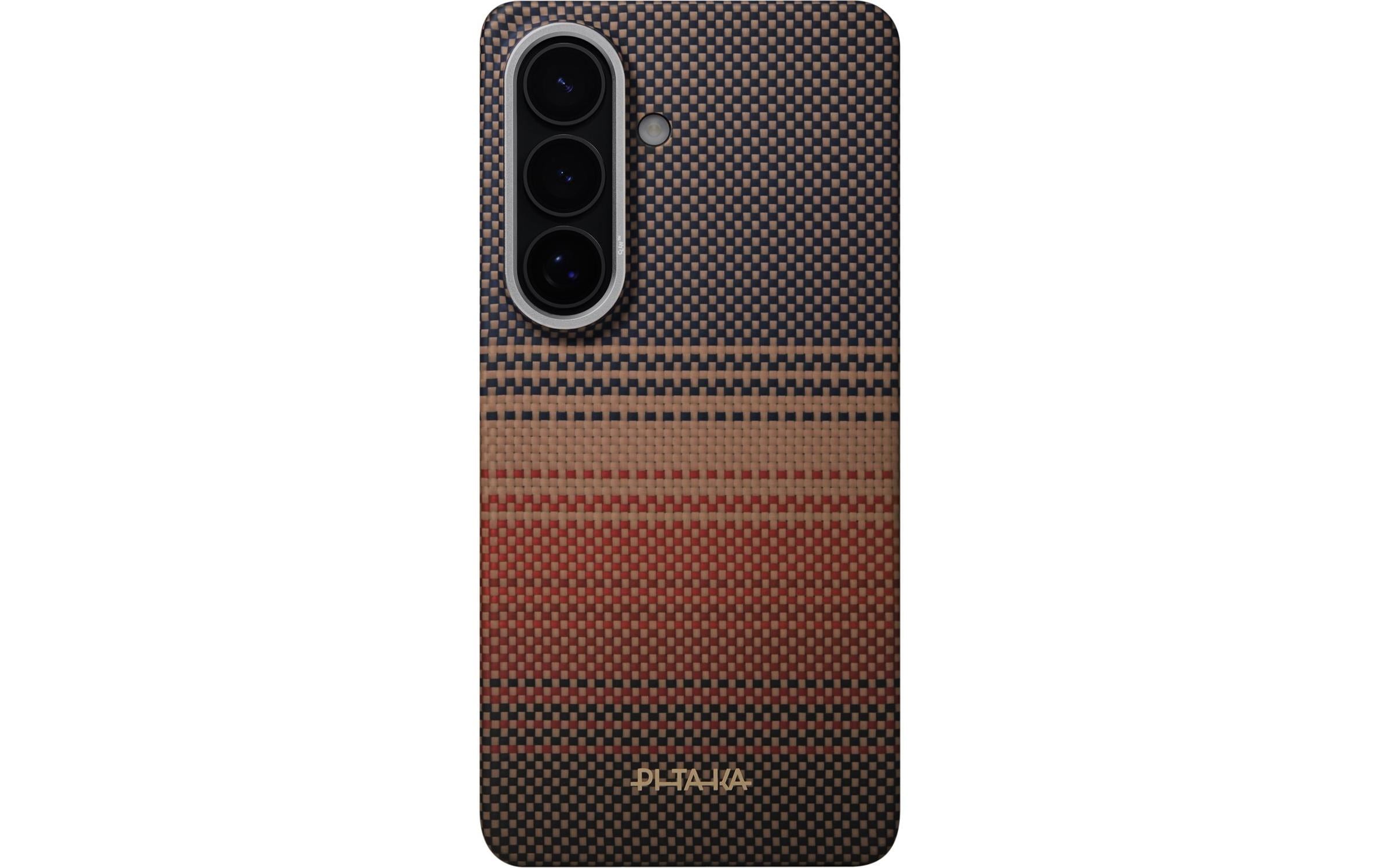 Pitaka Aramid Aaron Button Edge – Backcover – für Samsung Galaxy S26, MagSafe, Aramid, Braun
