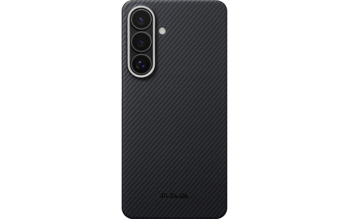 Pitaka Aaron Button Edge – Backcover – für Samsung Galaxy S26+ – MagSafe, Aramid, Grau