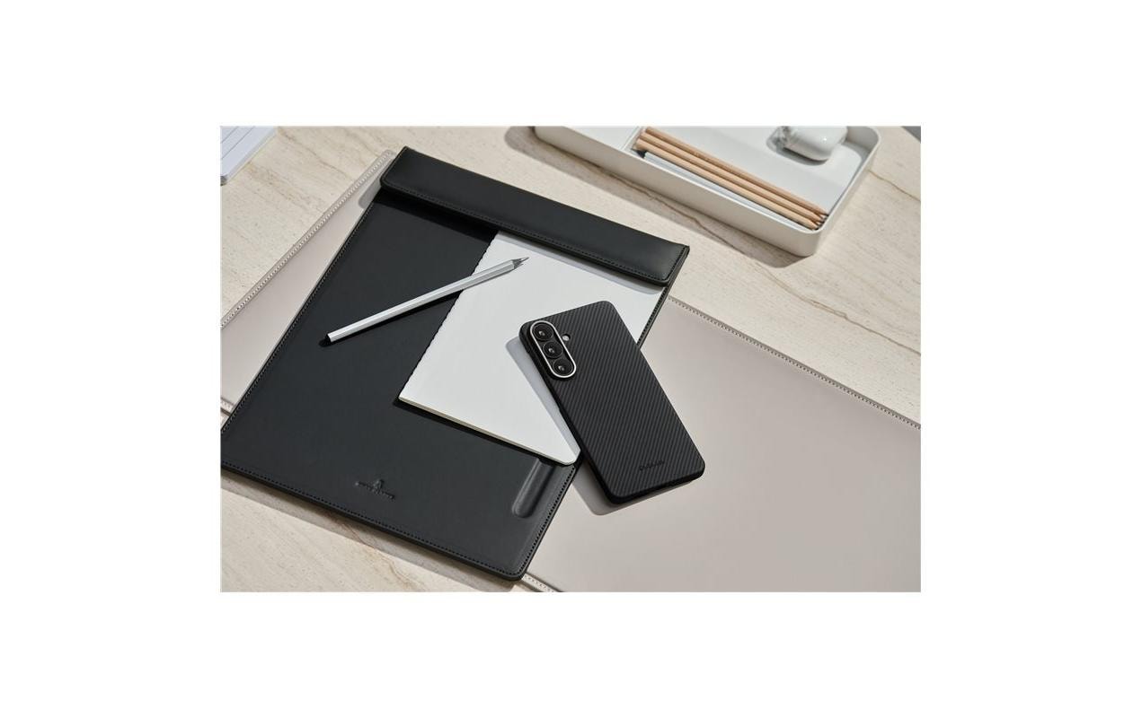 Pitaka Aramid Aaron Backcover – für Samsung Galaxy S26, MagSafe, Aramid, Schwarz/Grau
