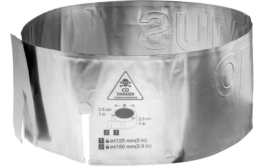 Optimus Windschutz – 69 × 10 cm, für Vega und Polaris, Aluminium, Silber