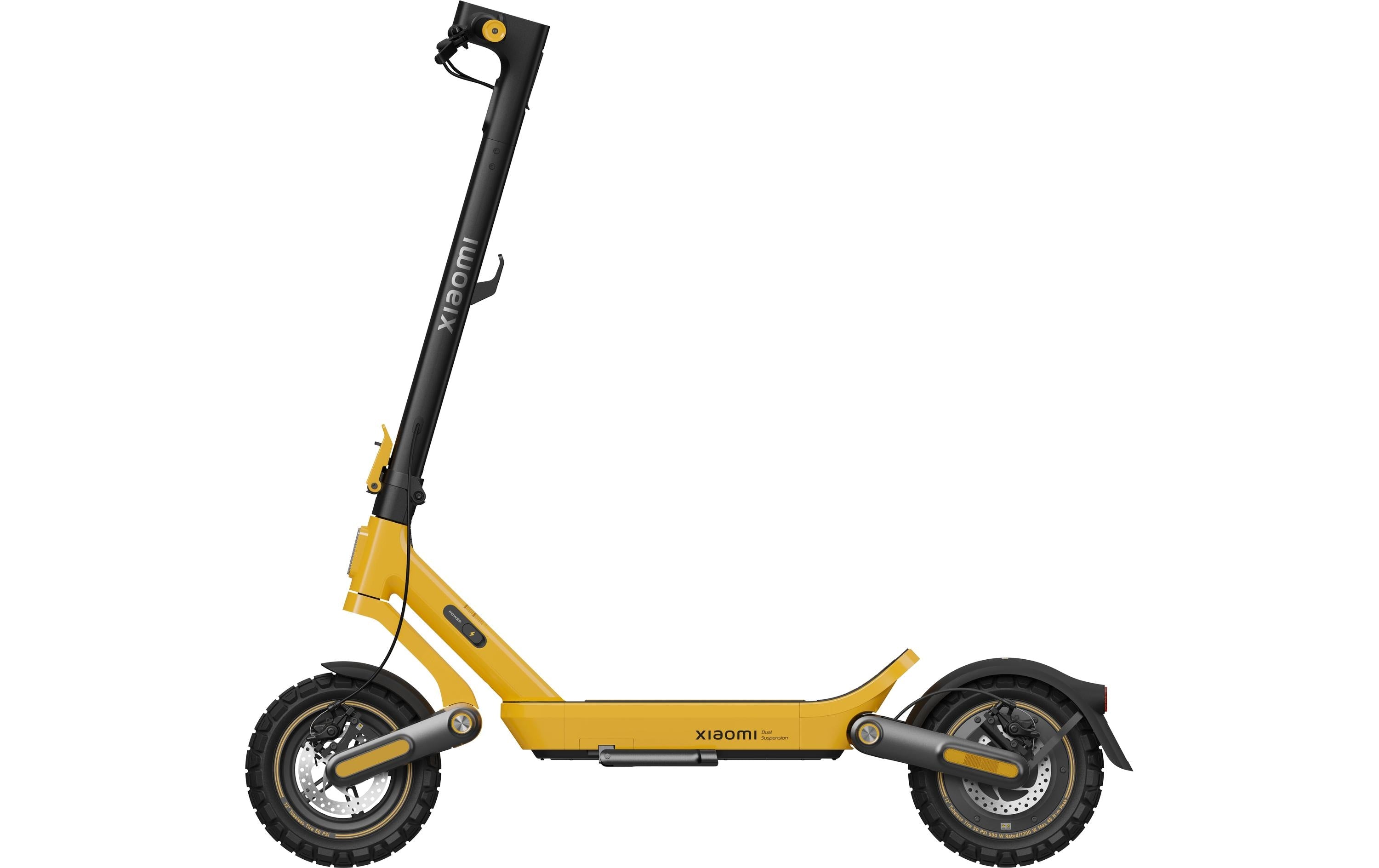 Xiaomi Elektroroller 6 Ultra – faltbar, 500 W, 48 V/468 Wh Akku, bis 70 km Reichweite – gelb