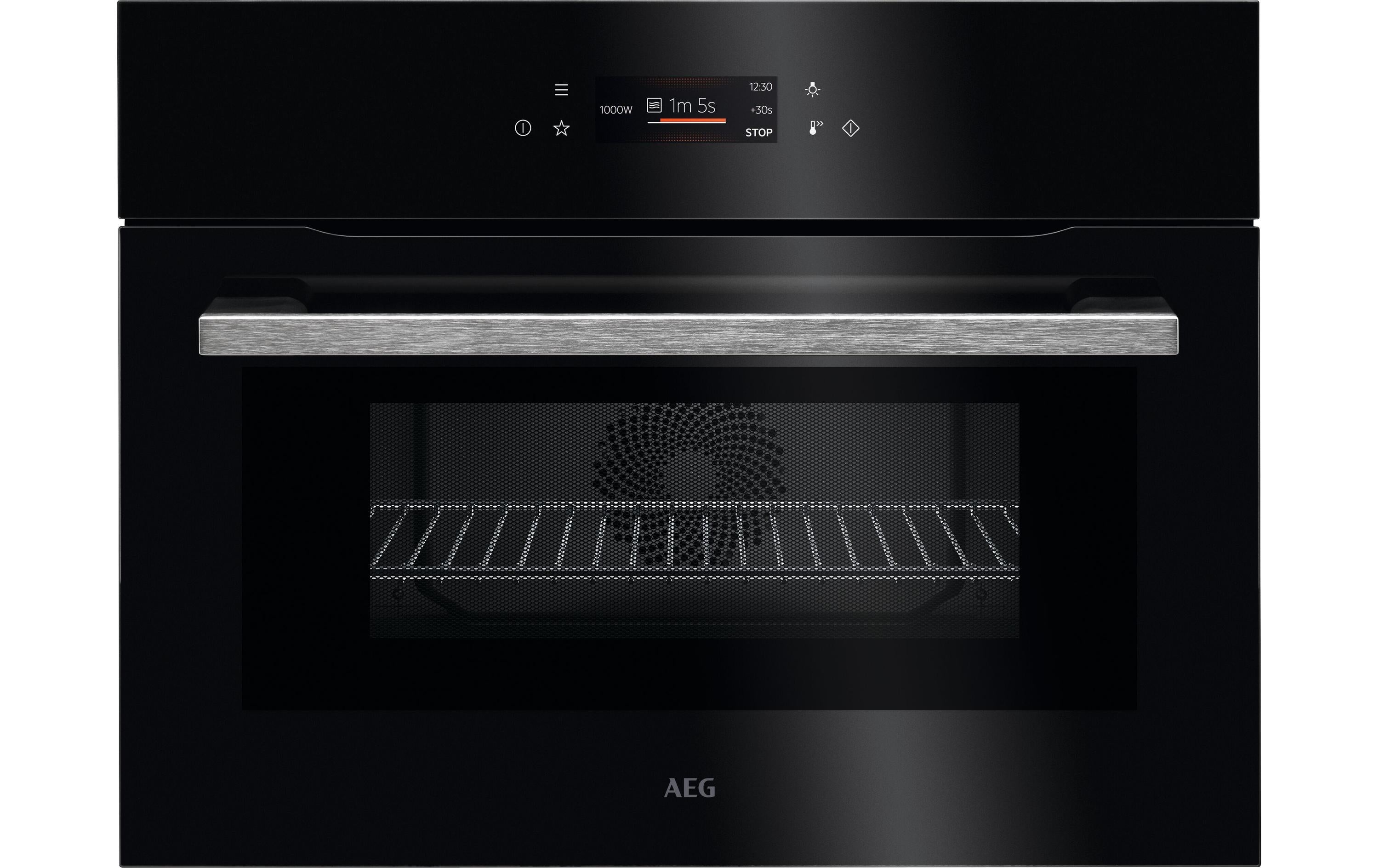 Aeg by electrolux AEG Einbau-Mikrowelle BO4GEMKM – 44 l, Grill, 3000 W – Schwarz
