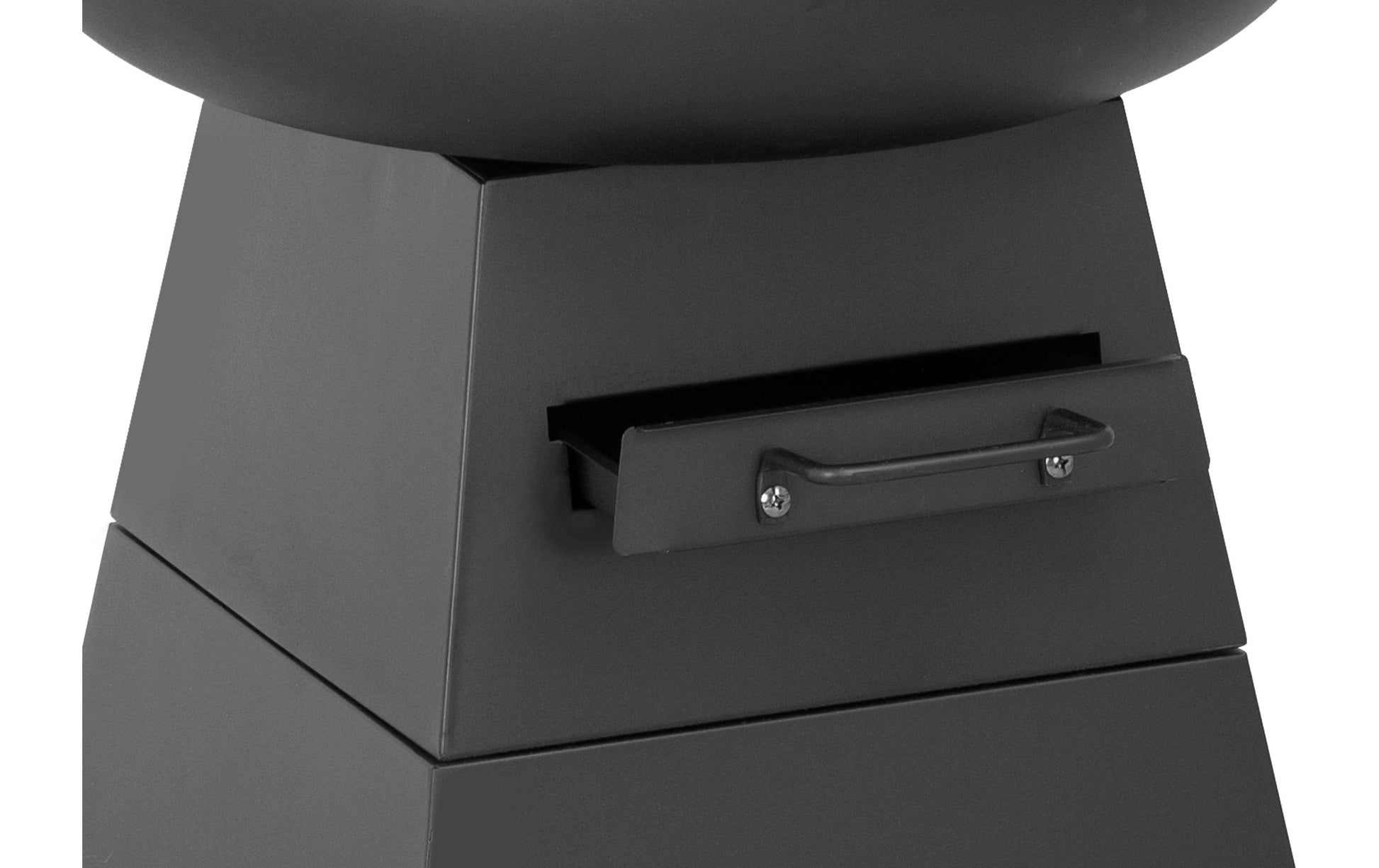 Ohmex Holzkohlegrill GRILLPLANCHA – Ø 58 cm, Feuerschale – schwarz